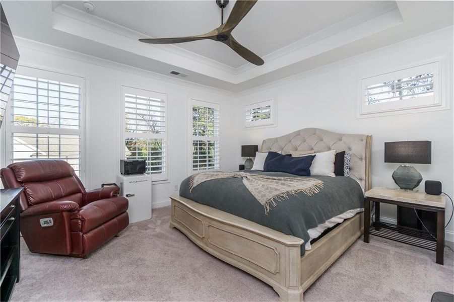 Furnished interior view inside a new home in Evanshire Single Family, Duluth (Image 15).
