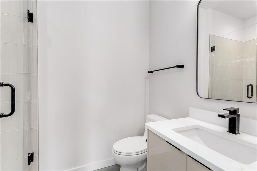Furnished interior view inside a new home in Ten 5 Summerhill, Atlanta (Image 5).