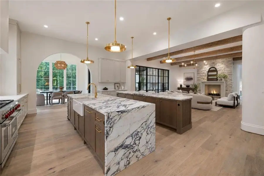 Furnished interior view inside a new home in , Atlanta (Image 8).