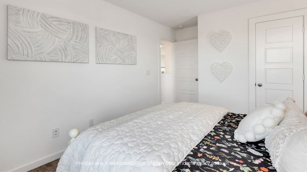 Furnished interior view inside a new home in Viridian, Lubbock (Image 23).
