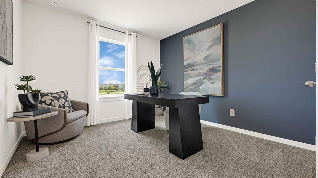 Furnished interior view inside a new home in Villarosa at Tamarron, Katy (Image 31). Furnished interior view inside a new home in Villarosa at Tamarron, Katy (Image 31).