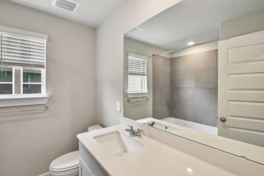 Photo is not of the actual home but is an inspirational photo of builder's model home and may depict options, furnishings, and/or decorator features that are not included. Photo is not of the actual home but is an inspirational photo of builder's model home and may depict options, furnishings, and/or decorator features that are not included.