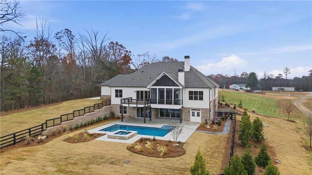 Front exterior of a new home in , Gainesville, GA, highlighting curb appeal (Image 39).