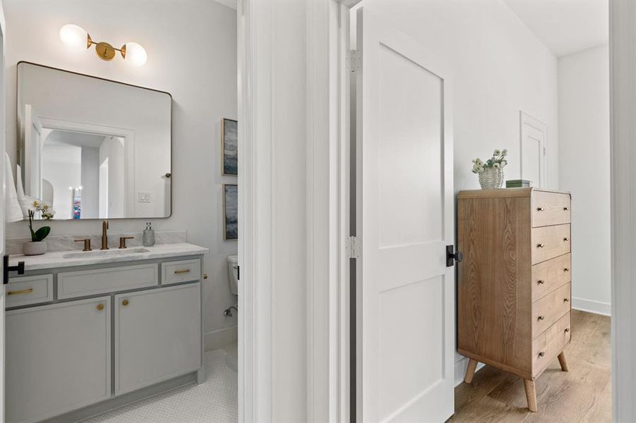 Furnished interior view inside a new home in , Robinson (Image 18).