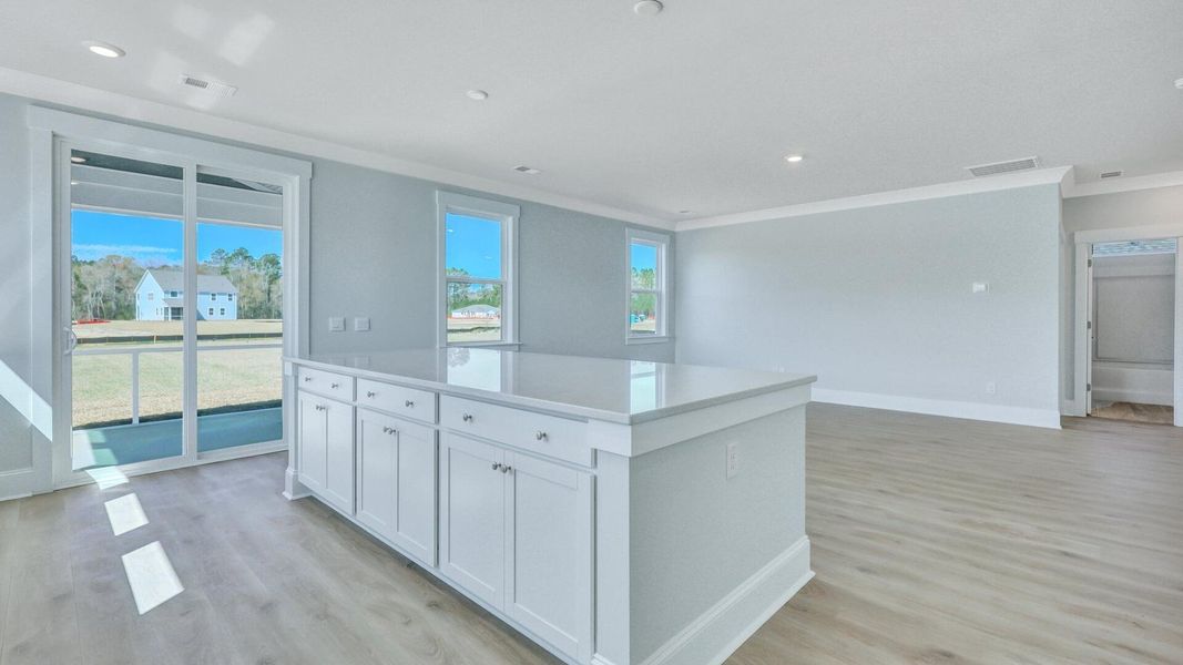 Furnished interior view inside a new home in Berkeley Bay, Ridgeville (Image 11). Furnished interior view inside a new home in Berkeley Bay, Ridgeville (Image 11).
