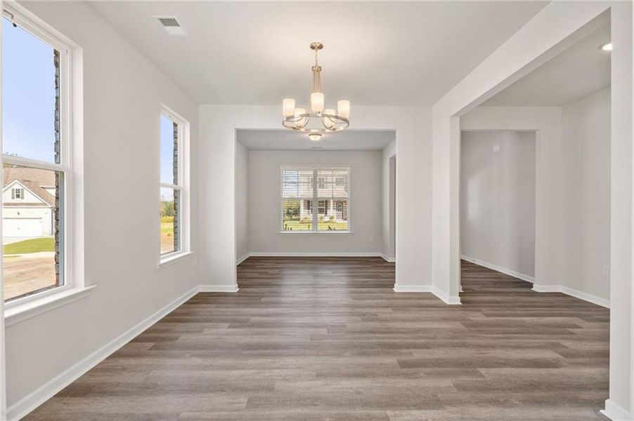 Spacious, unfurnished interior of a new home in The Brooke at Rivertown, South Fulton (Image 26).