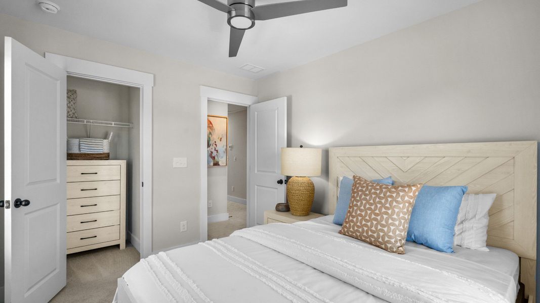 Furnished interior view inside a new home in Park Circle Townhomes, North Charleston (Image 23).