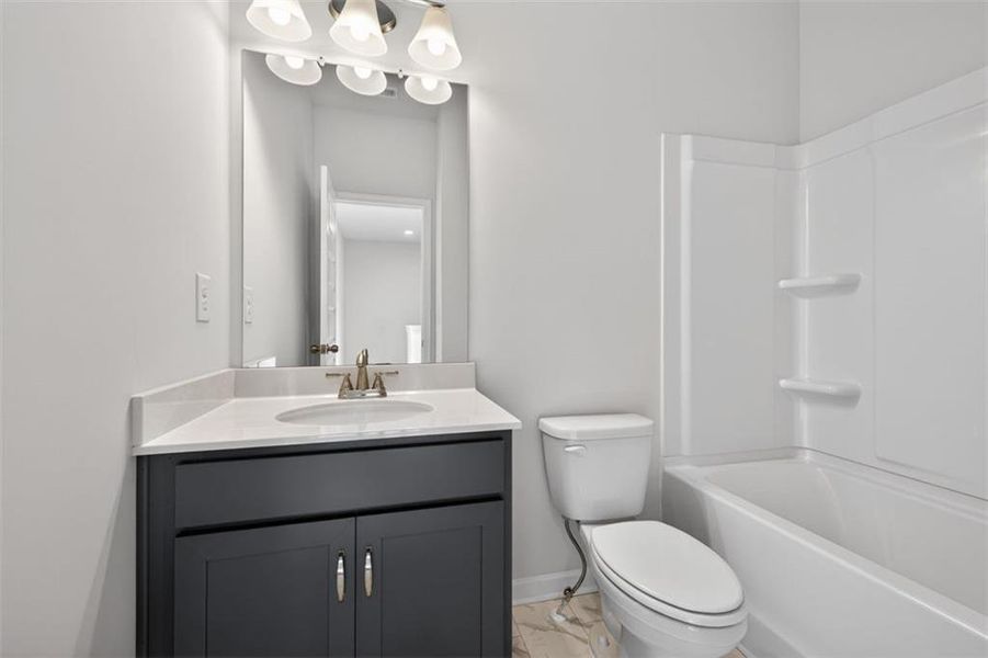 Furnished interior view inside a new home in Franklin Manor, Lawrenceville (Image 31). Furnished interior view inside a new home in Franklin Manor, Lawrenceville (Image 31).