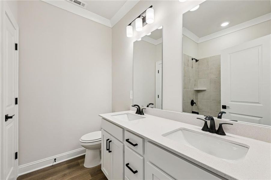 Furnished interior view inside a new home in River Pointe, Monroe (Image 12).