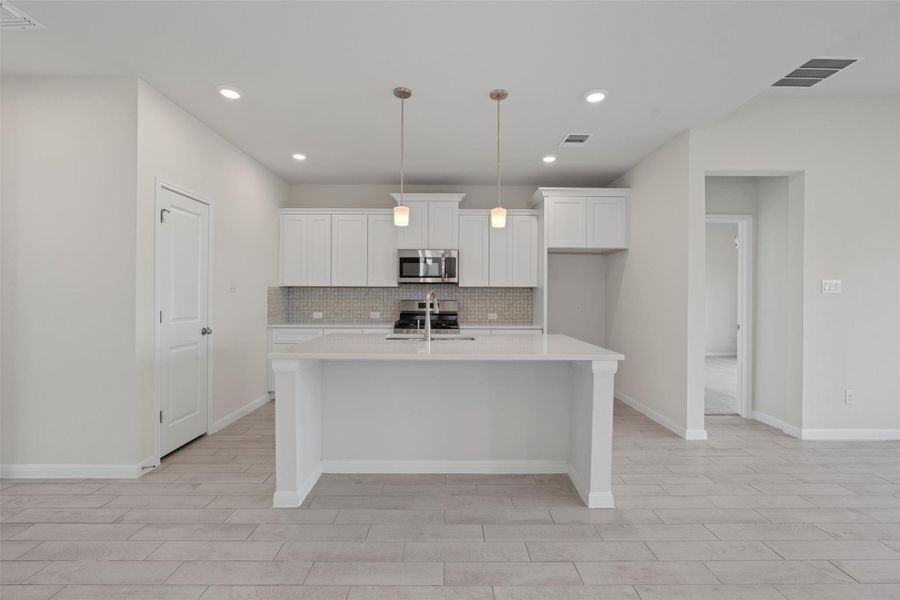 Furnished interior view inside a new home in Butler Farms, Liberty Hill (Image 9). Furnished interior view inside a new home in Butler Farms, Liberty Hill (Image 9).