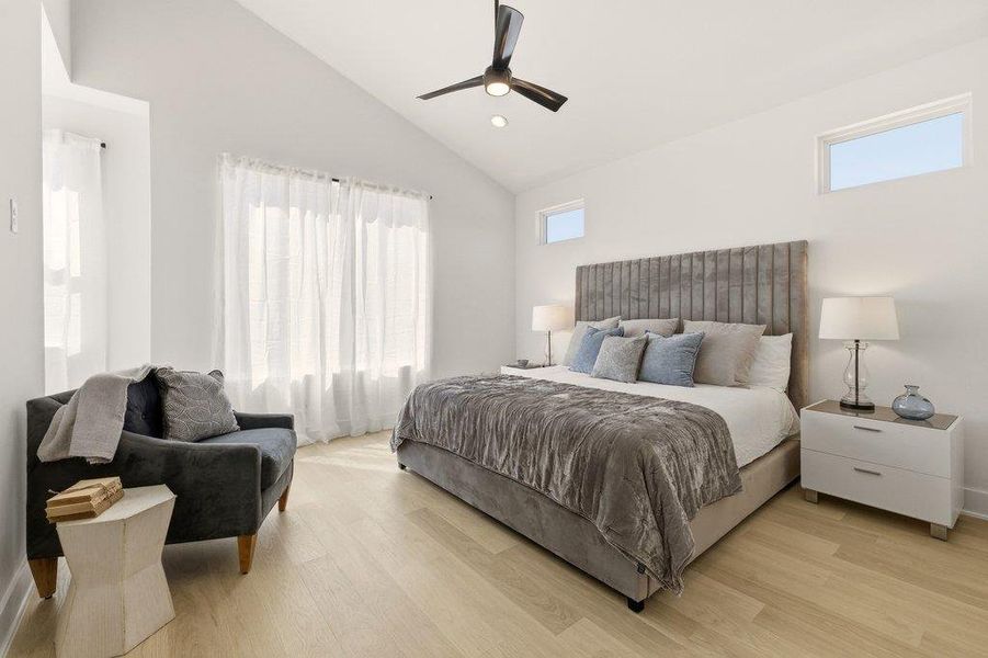 Furnished interior view inside a new home in , Austin (Image 29).