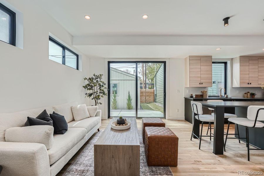 Furnished interior view inside a new home in , Denver (Image 10). Furnished interior view inside a new home in , Denver (Image 10).