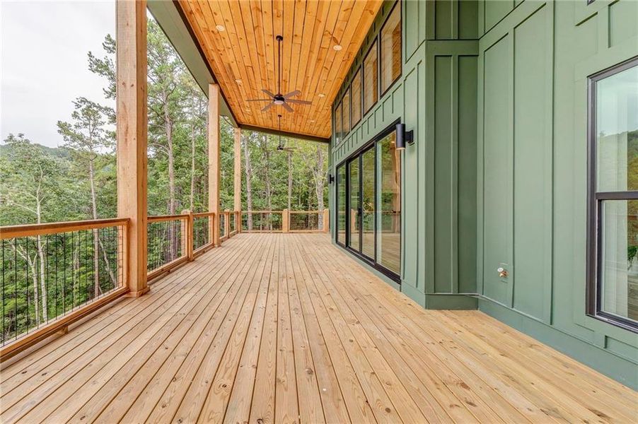 Exterior details and patio area of a home in , Ranger (Image 29).