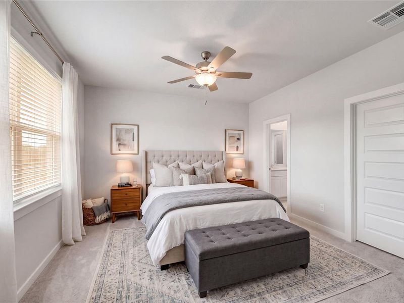 Furnished interior view inside a new home in Liberty Estates, Cleveland (Image 17).