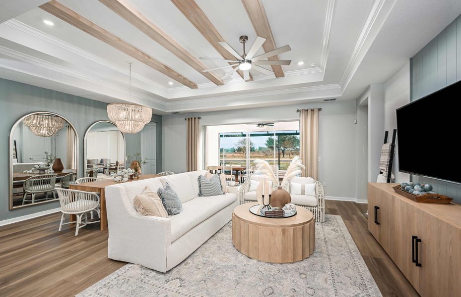 Representative furnished interior of a home built from the Mahogany Grand by Pulte Homes in Vida's Way, Wesley Chapel (Image 10). Representative furnished interior of a home built from the Mahogany Grand by Pulte Homes in Vida's Way, Wesley Chapel (Image 10).