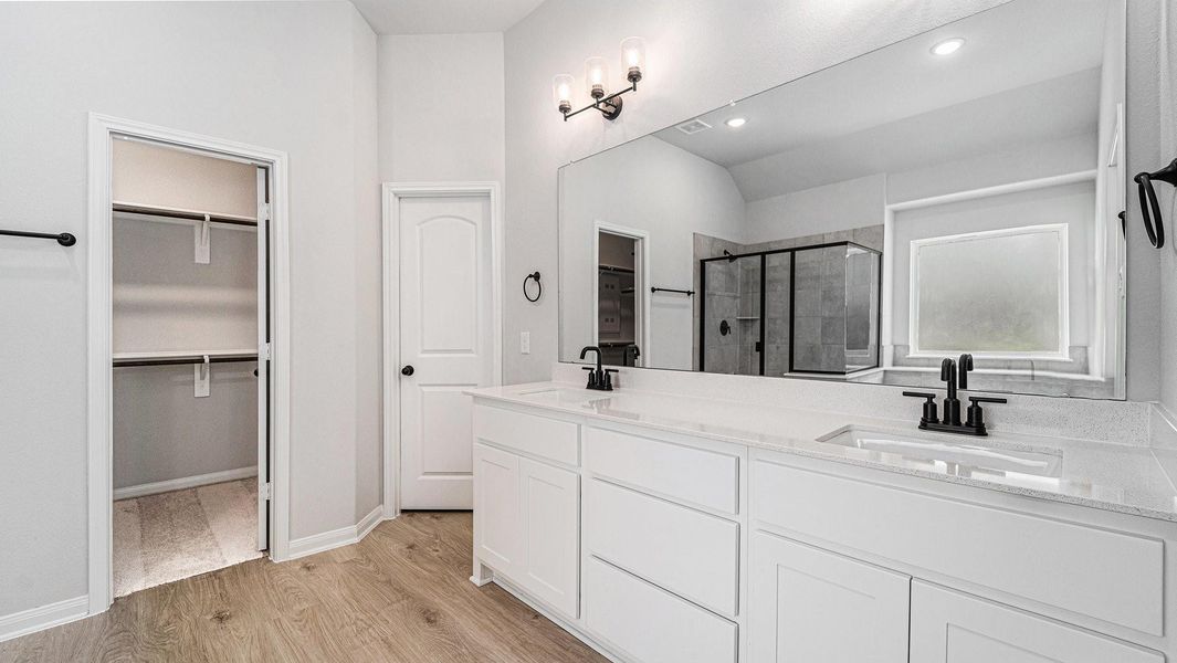 Furnished interior view inside a new home in , Bay City (Image 6). Furnished interior view inside a new home in , Bay City (Image 6).