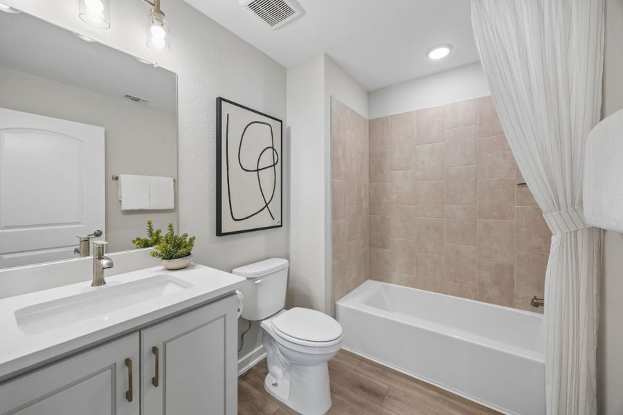 Representative furnished interior of a home built from the Mystique by Del Webb in Del Webb Bridgeland, Cypress (Image 5).