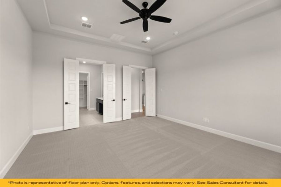 Representative unfurnished interior of a home built from the The Rio by Stonefield Homes in The Highlands, Rockwall (Image 35).