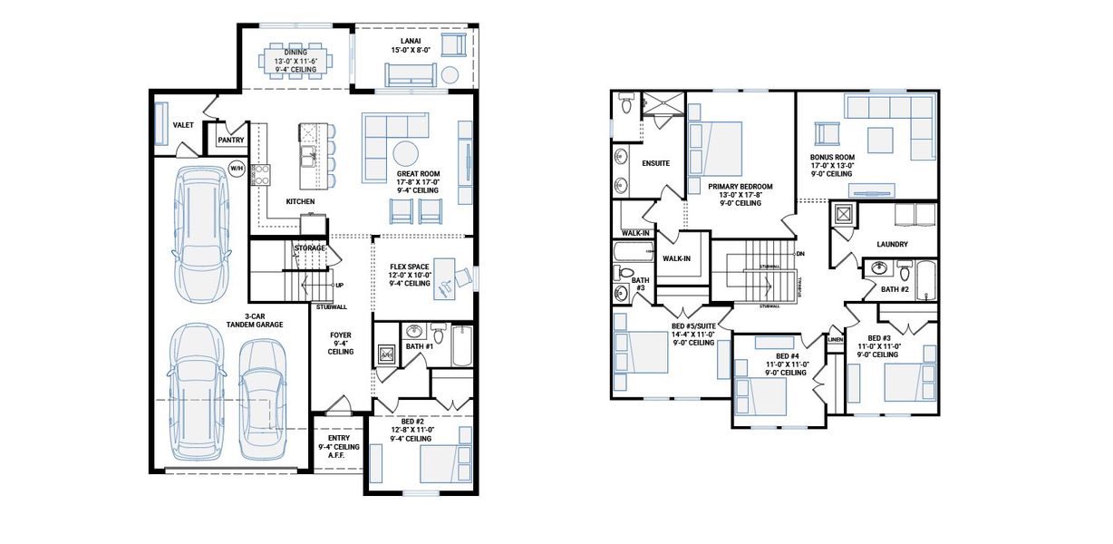 2D floor plan layout for the Margate by Cardel Homes in Coasterra, Palmetto, FL (Image 3). 2D floor plan layout for the Margate by Cardel Homes in Coasterra, Palmetto, FL (Image 3).