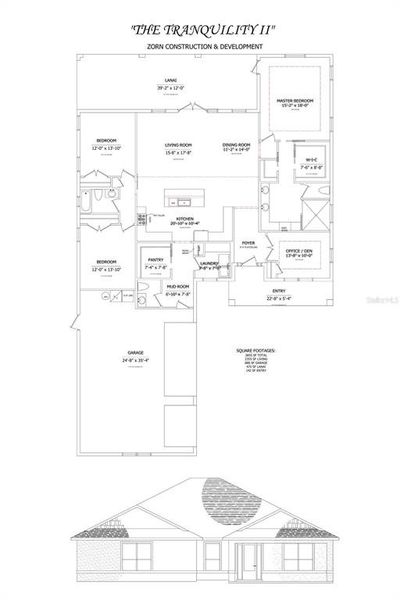 2D floor plan layout of this home in , Dunnellon, FL (Image 5).