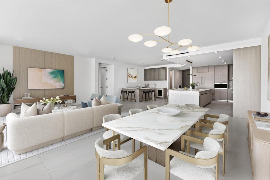 Dining & Living Room