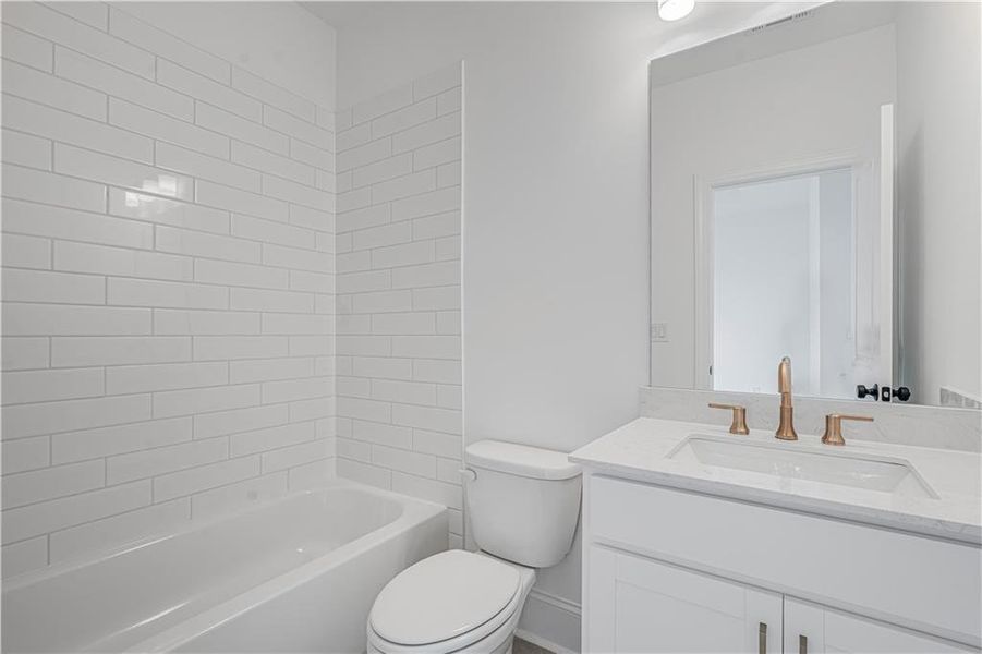 Furnished interior view inside a new home in Waterhaven, Cumming (Image 19).