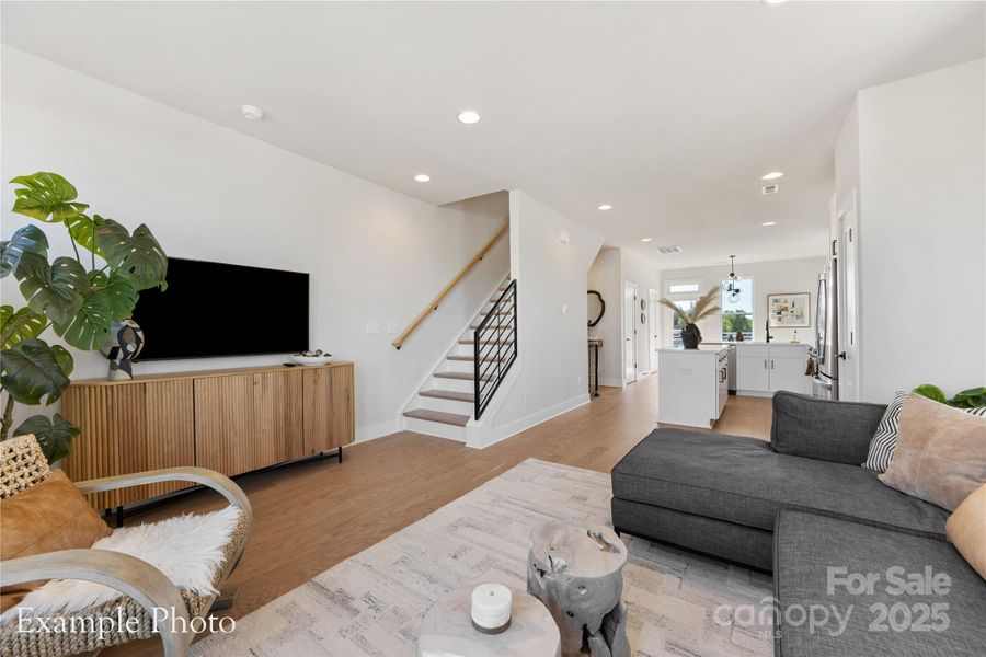 Furnished interior view inside a new home in , Charlotte (Image 14).