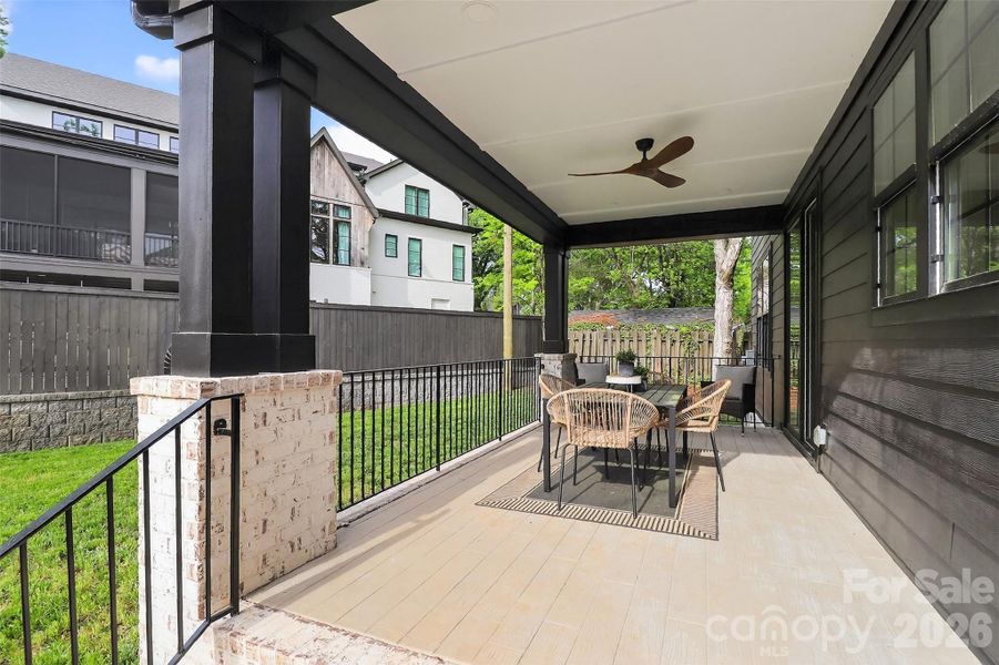 Exterior details and patio area of a home in , Charlotte (Image 25). Exterior details and patio area of a home in , Charlotte (Image 25).