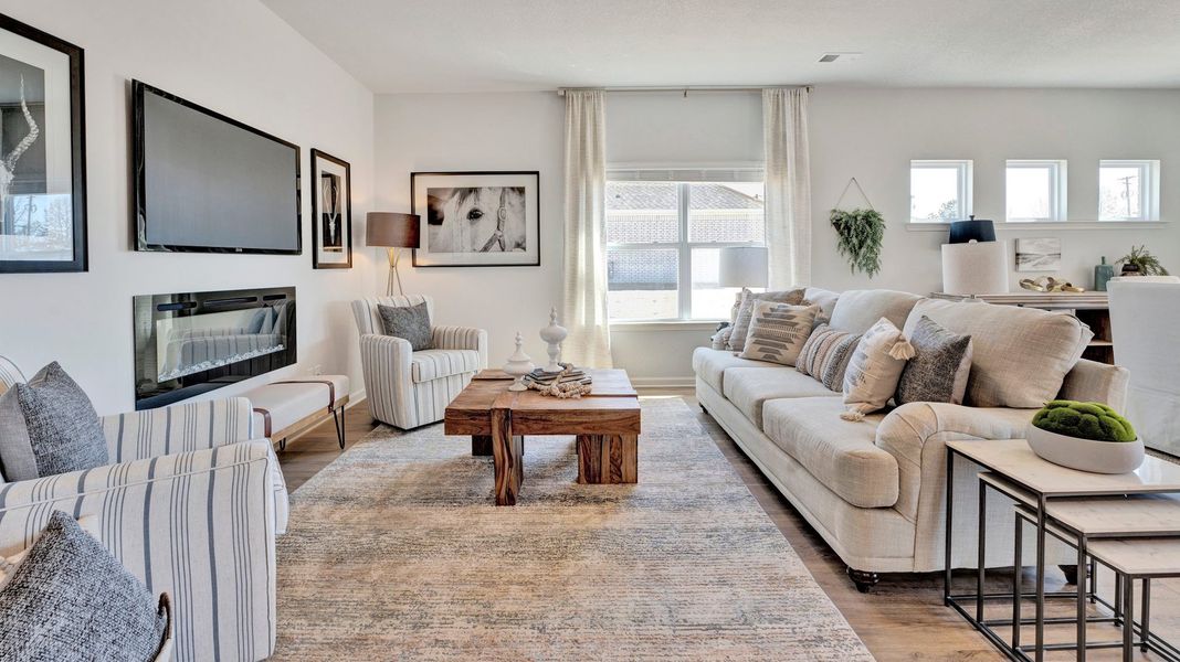 Furnished interior view inside a new home in The Orchard, Millington (Image 19).