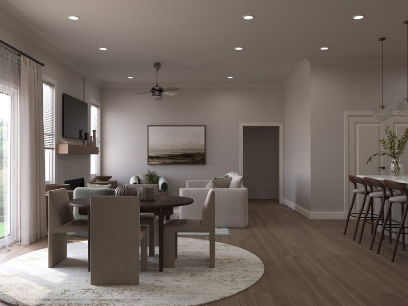 Dining Room - Interior Rendering Dining Room - Interior Rendering