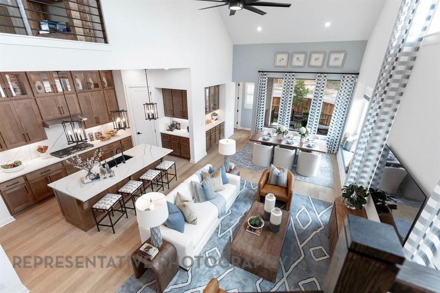 Furnished interior view inside a new home in Aster Park: 50ft. lots, McKinney (Image 23). Furnished interior view inside a new home in Aster Park: 50ft. lots, McKinney (Image 23).