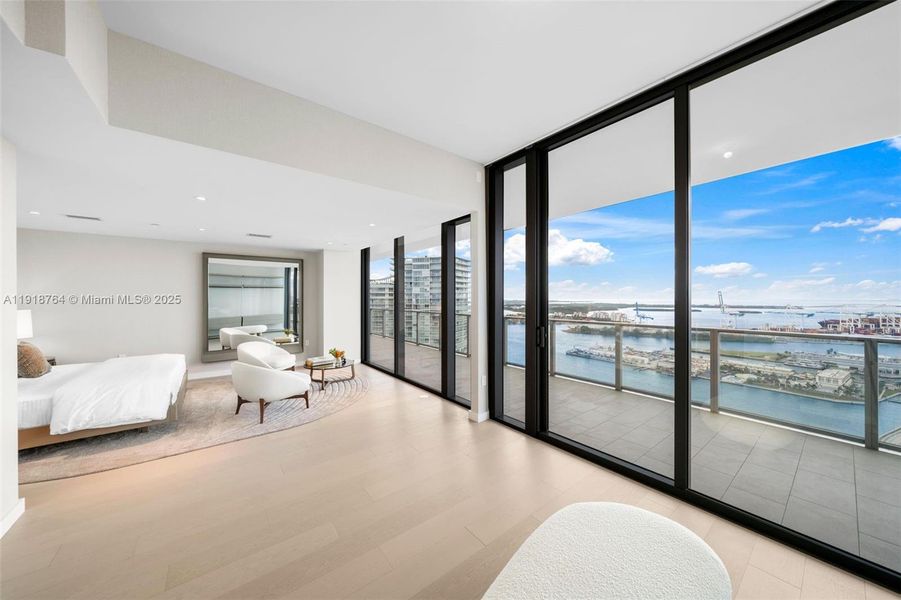 Furnished interior view inside a new home in Five Park, Miami Beach (Image 63). Furnished interior view inside a new home in Five Park, Miami Beach (Image 63).