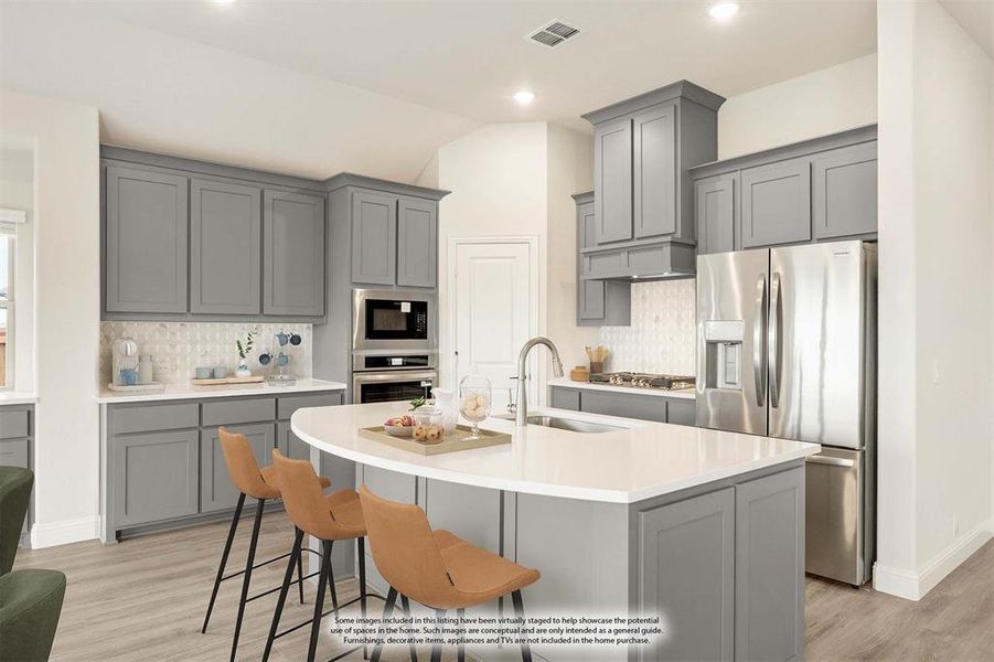 Furnished interior view inside a new home in Silo Mills, Joshua (Image 15).