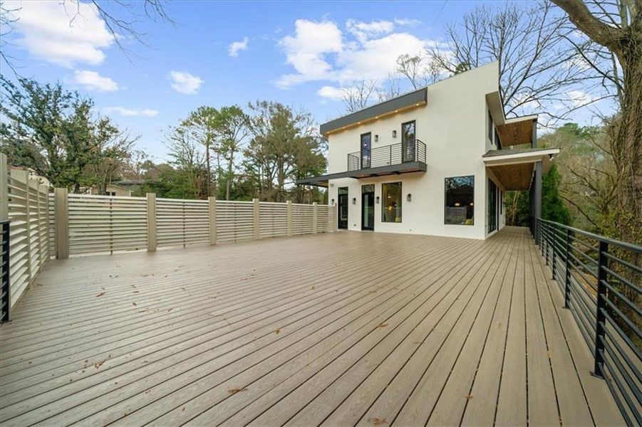 Exterior details and patio area of a home in , Atlanta (Image 29).