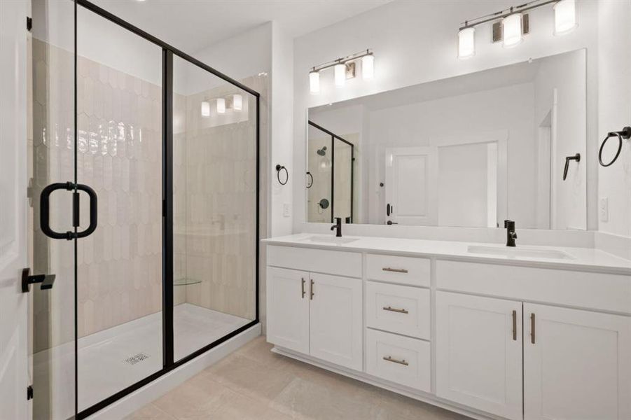 Furnished interior view inside a new home in Chelsea Commons, Allen (Image 7). Furnished interior view inside a new home in Chelsea Commons, Allen (Image 7).