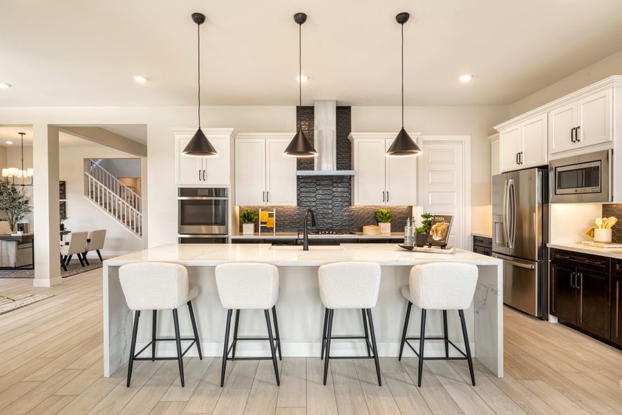 Representative furnished interior of a home built from the Safflower Plan 40-4 by Tri Pointe Homes in Soleo, San Tan Valley (Image 6).