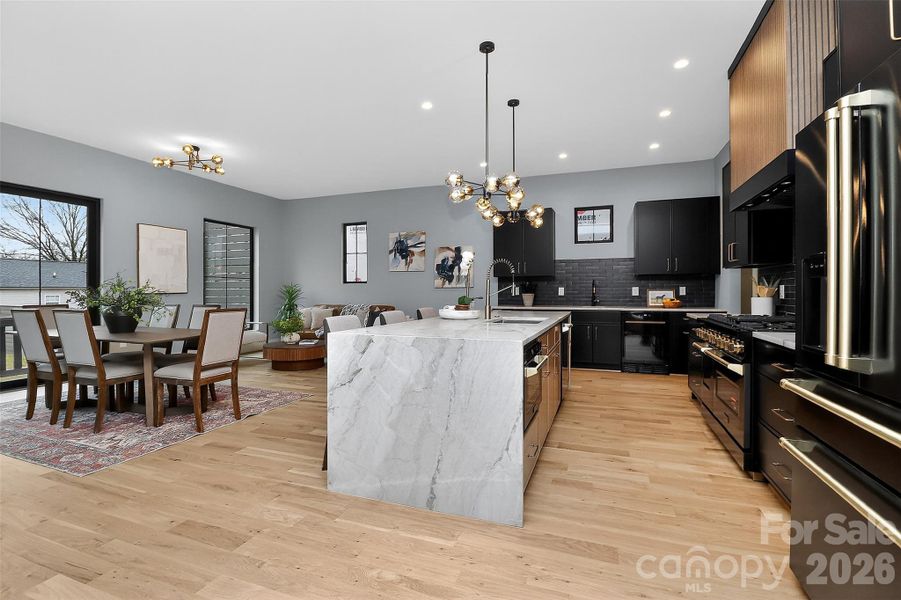 Furnished interior view inside a new home in , Charlotte (Image 17).