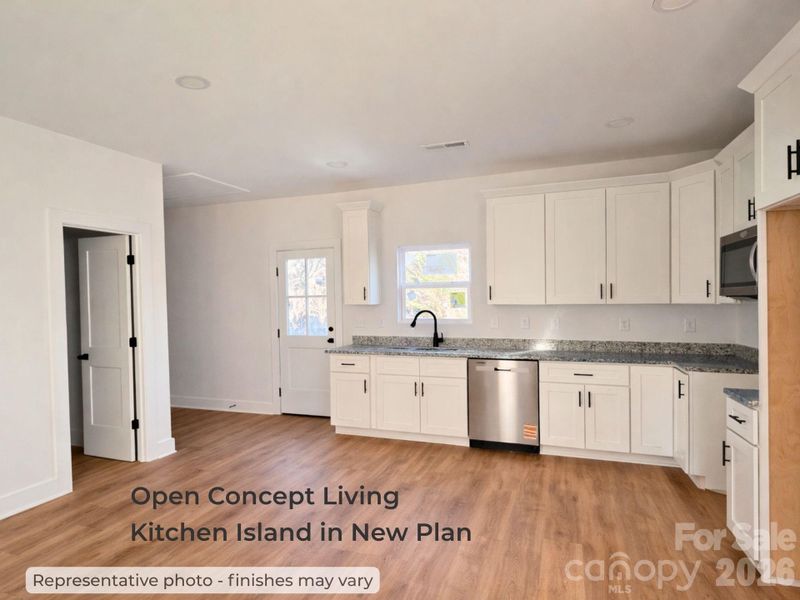 Furnished interior view inside a new home in , Albemarle (Image 5).