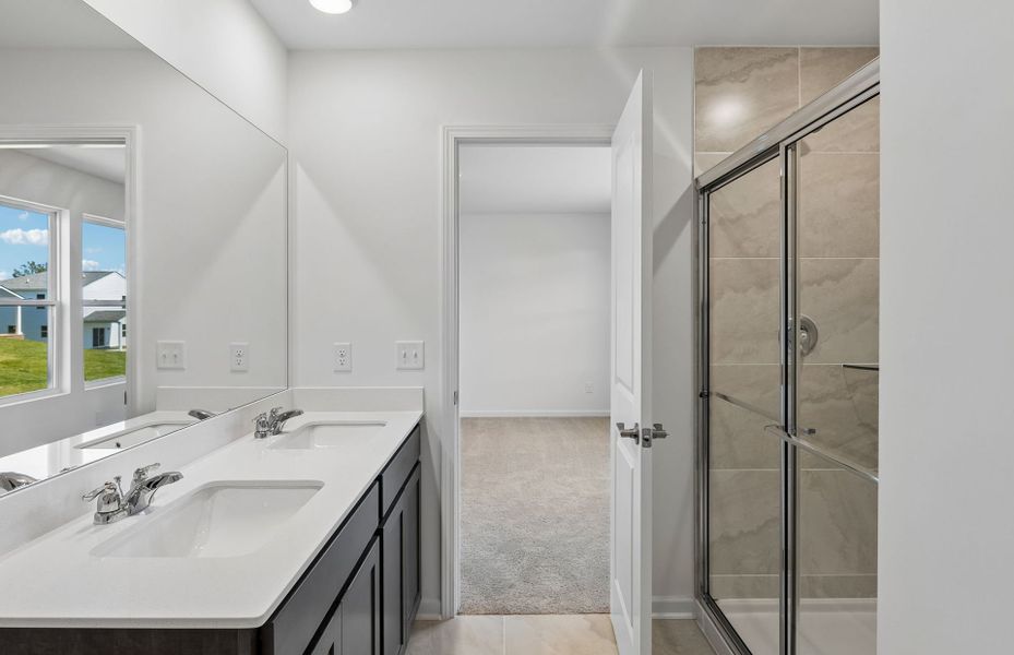 Furnished interior view inside a new home in Independence at Carter's Station, Columbia (Image 9).