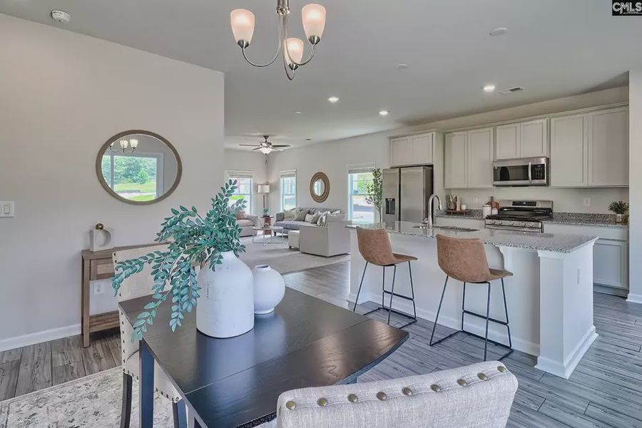 Furnished interior view inside a new home in Emanuel Creek, West Columbia (Image 15).