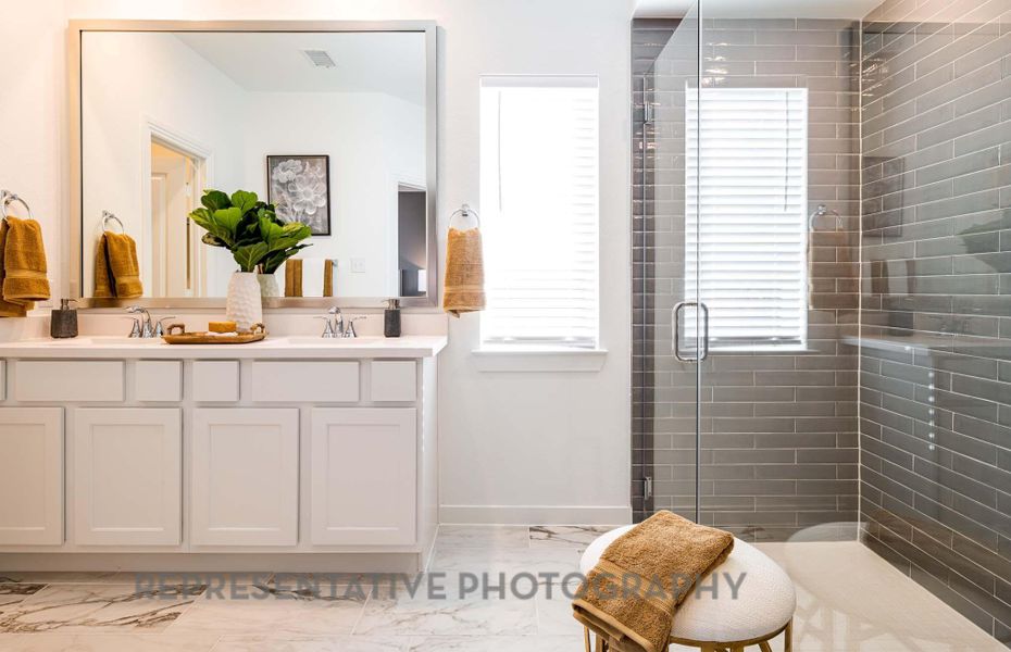 Furnished interior view inside a new home in Pomona, Manvel (Image 5). Furnished interior view inside a new home in Pomona, Manvel (Image 5).