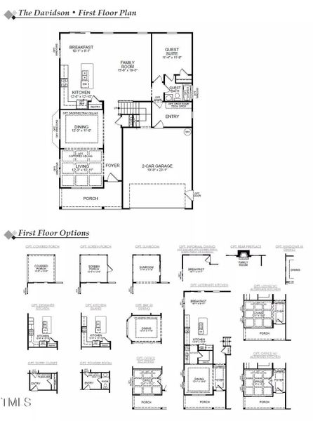 1st Floor Davidson Plan