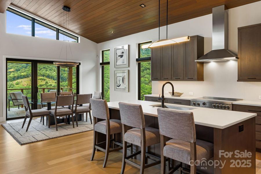 Furnished interior view inside a new home in , Sylva (Image 34).