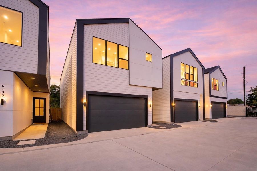 Twilight image of Ocean Estate.