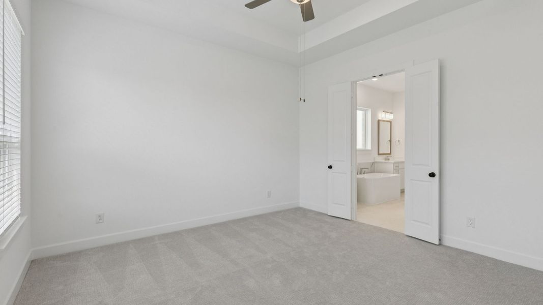 Representative unfurnished interior of a home built from the Elise by Normandy Homes in Rainwater Crossing, Celina (Image 14).