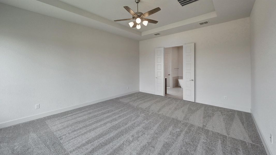 Spacious, unfurnished interior of a new home in Esperanza 60', Boerne (Image 18). Spacious, unfurnished interior of a new home in Esperanza 60', Boerne (Image 18).