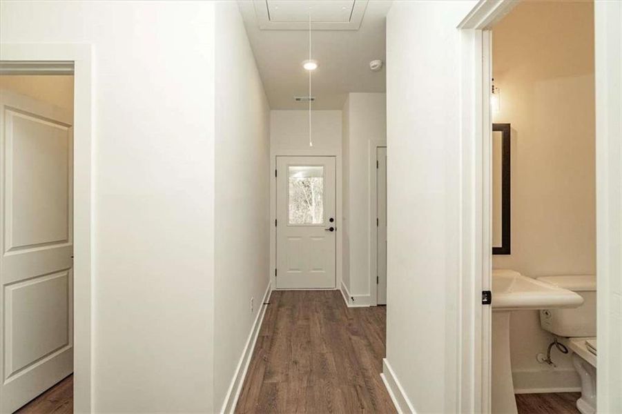 Spacious, unfurnished interior of a new home in , Monroe (Image 30).