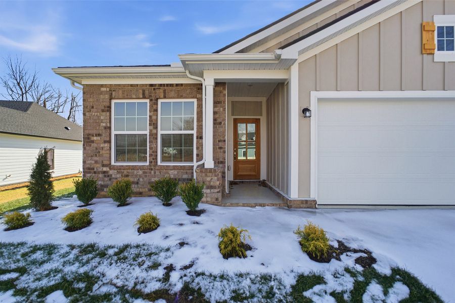 Exterior details and patio area of a home in Brush Creek, Fairview (Image 3).