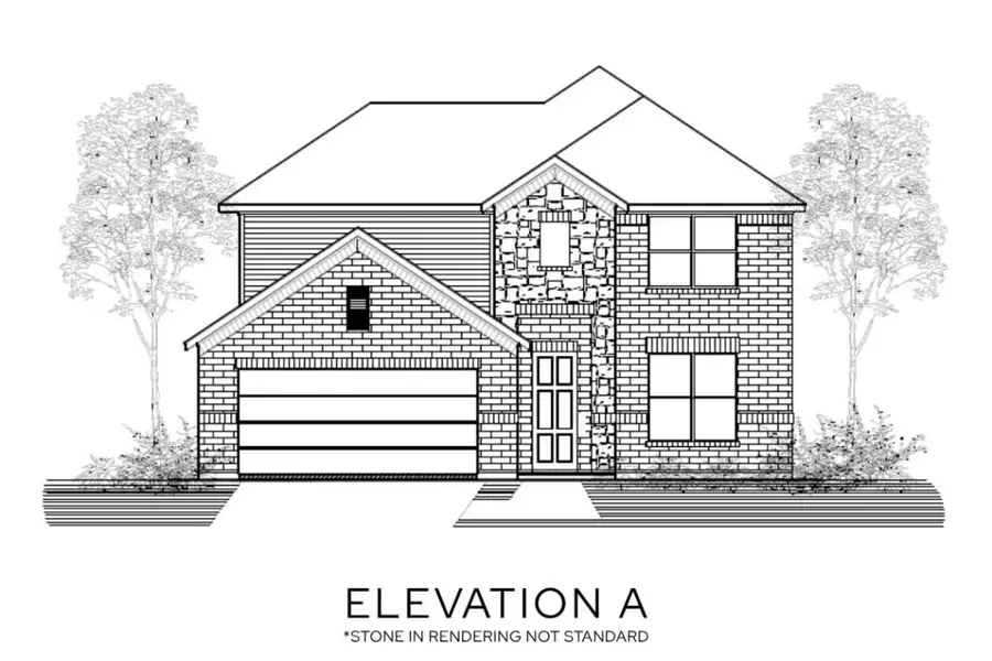 Representative rendering of the exterior for the The Aramis by Lillian Custom Homes (Image 4). Representative rendering of the exterior for the The Aramis by Lillian Custom Homes (Image 4).