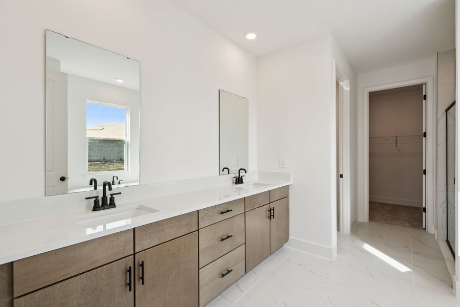 Dual Vanities in Primary Bathroom Dual Vanities in Primary Bathroom